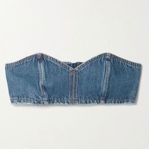 Mônot bandeau denim top